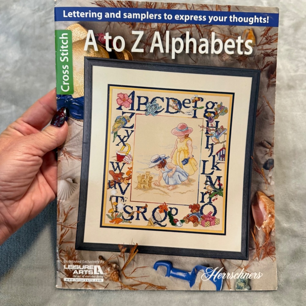 Cross Stitch A to Z Alphabets Pattern Book – Leisure Arts